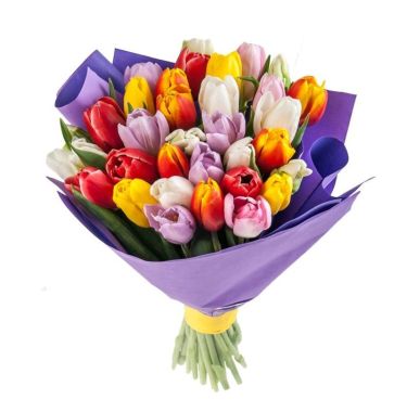 35 тюльпанів мікс
