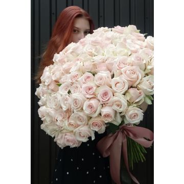 Букет із 101 троянди Кімберлі