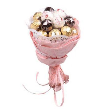 Букет з цукерок фереро колекція