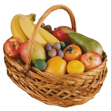 Фруктовий кошик з яблук та фейхоа "Флорида"