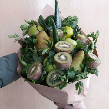 Букет із свіжих фруктів з доставкою Свіжість