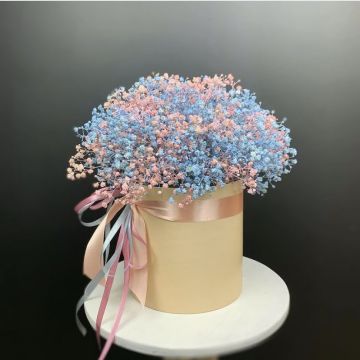 Коробка з гіпсофіли "Фея"