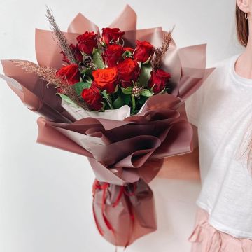 Букет троянд &quot;Багряний&quot;