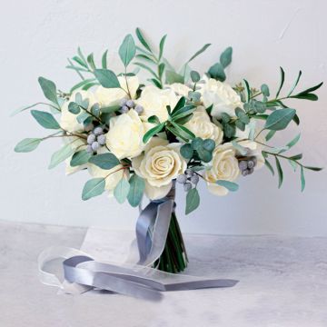 Букет нареченої "Біле золото"