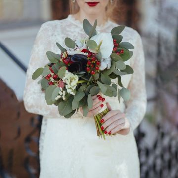 Яскравий букет нареченої &quot;Амазонка&quot;
