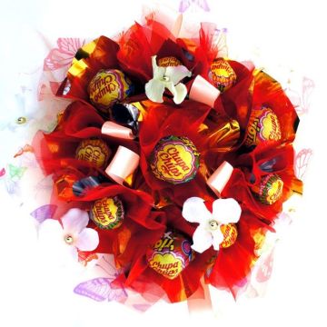 Букет із цукерок Chupa Chups