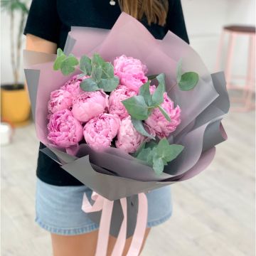 Букет Ніжність Півонії