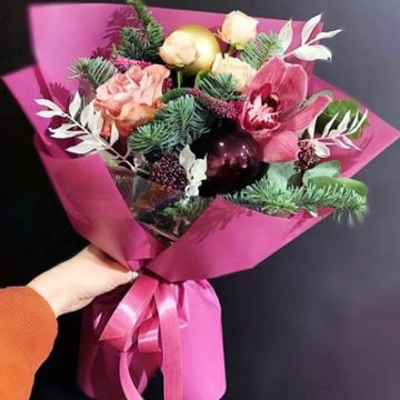 Зимовий букет &quot;Глінтвейн&quot;