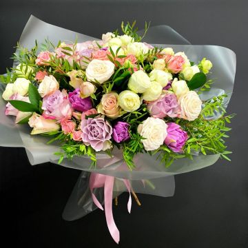 Букет з піоноподібних троянд &quot;Карамболь&quot;