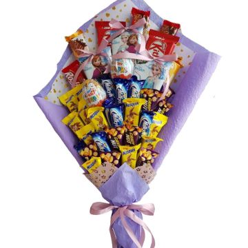 Букет з цукерок Несквік