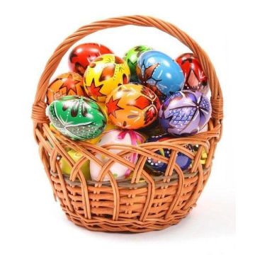 Великодній кошик з писанками