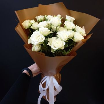 Букет з троянд &quot;Сніжинка&quot;