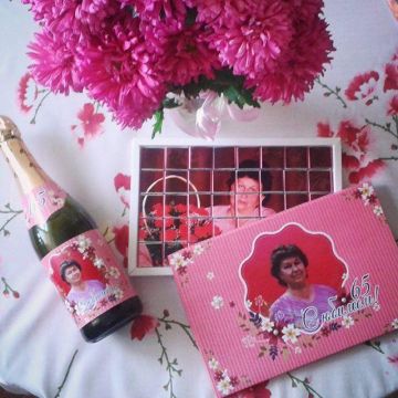 Этикетка на шампанское