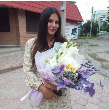 Летний букет Мальва
